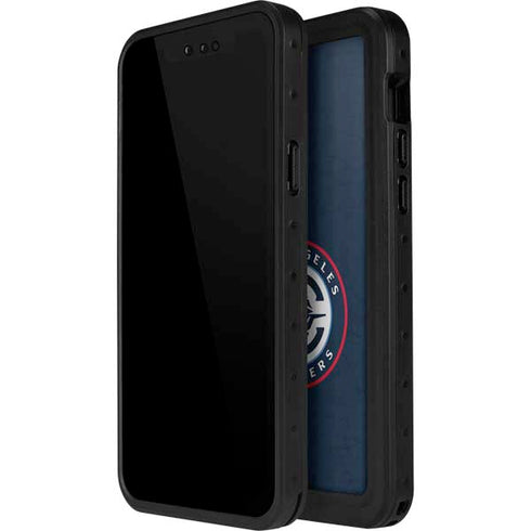 NBA Los Angeles Clippers Distressed Blue iPhone 15 Pro Waterproof Case